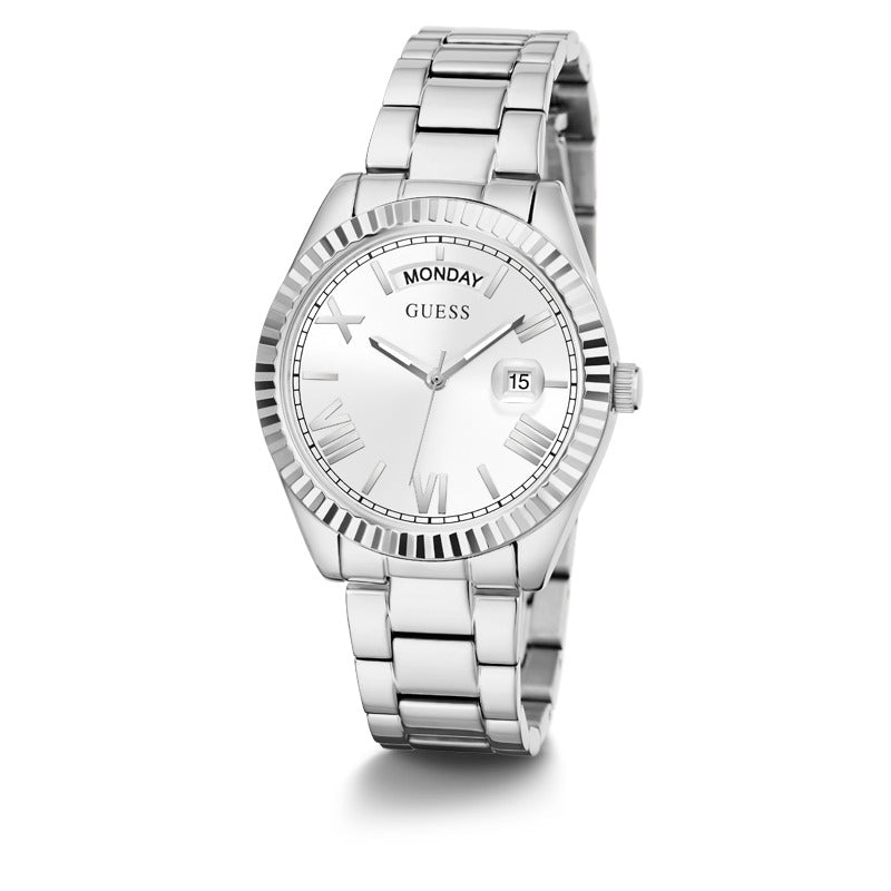 Guess Women's Quartz White Dial Watch - GWC-0126