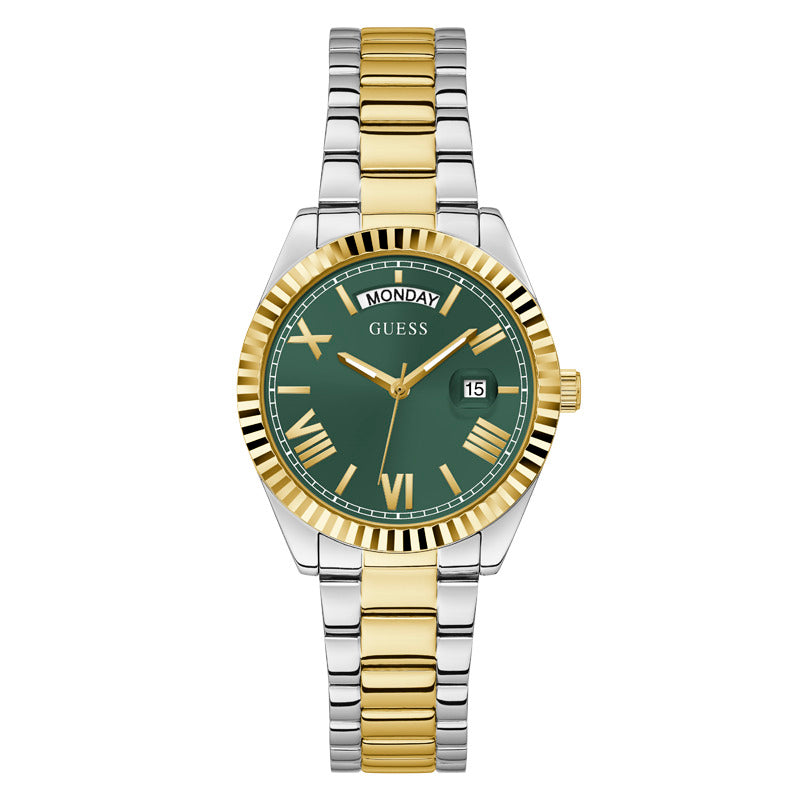 Guess Women's Quartz Green Dial Watch - GWC-0128