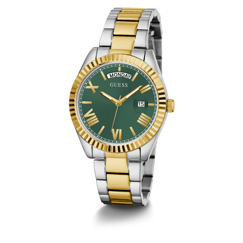 Guess green online watch