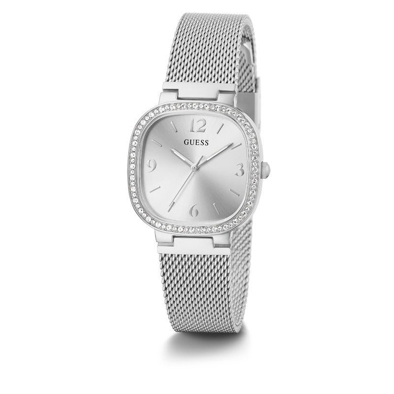 Guess Women's Quartz Watch, Silver Dial - GWC-0129