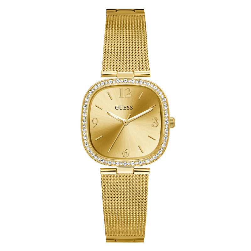 Guess Women's Quartz Watch Gold Dial - GWC-0130