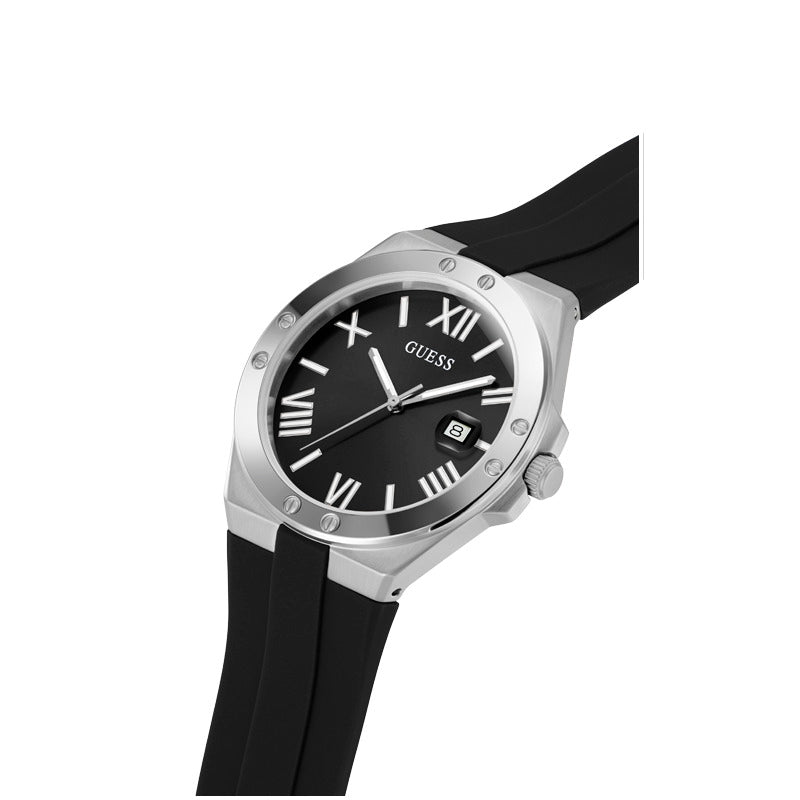 Guess Men's Quartz Black Dial Watch - GWC-0138