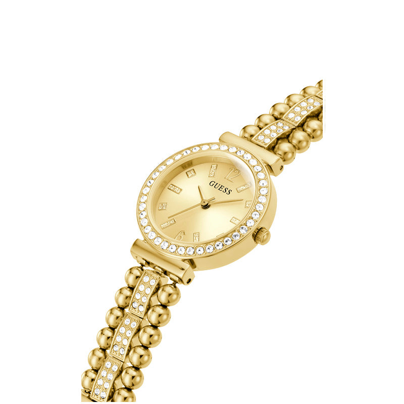 Guess Women's Quartz Watch Gold Dial - GWC-0140