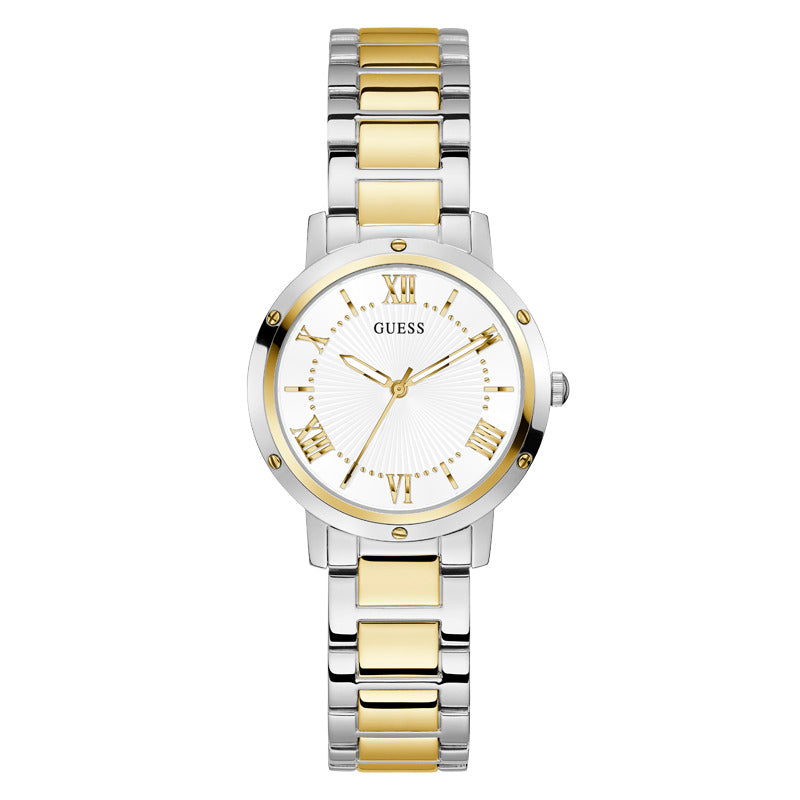 Guess Women's Quartz White Dial Watch - GWC-0141