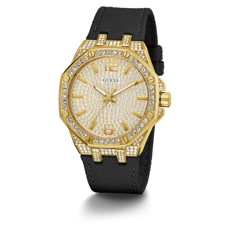 Guess Women's Quartz Watch Gold Dial - GWC-0142