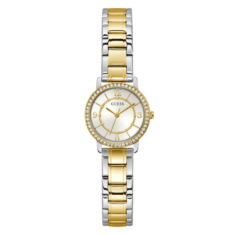 Guess Women's Quartz White Dial Watch - GWC-0147