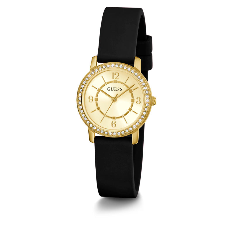 Guess Women's Quartz Watch Gold Dial - GWC-0148