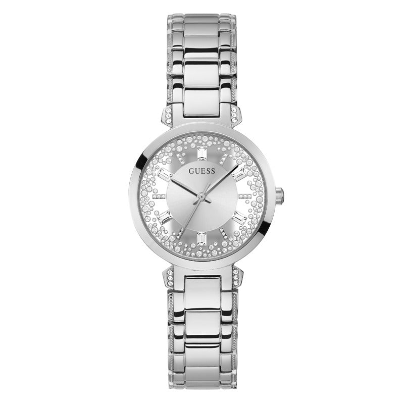Guess Women's Quartz Watch, Silver Dial - GWC-0149