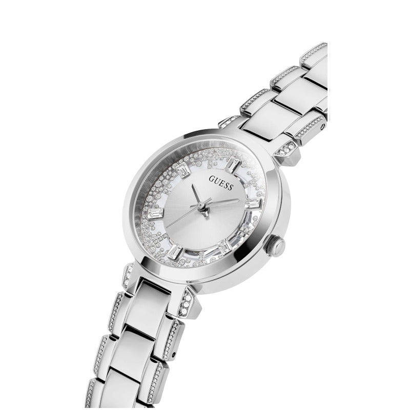 Guess silver cheap watch womens