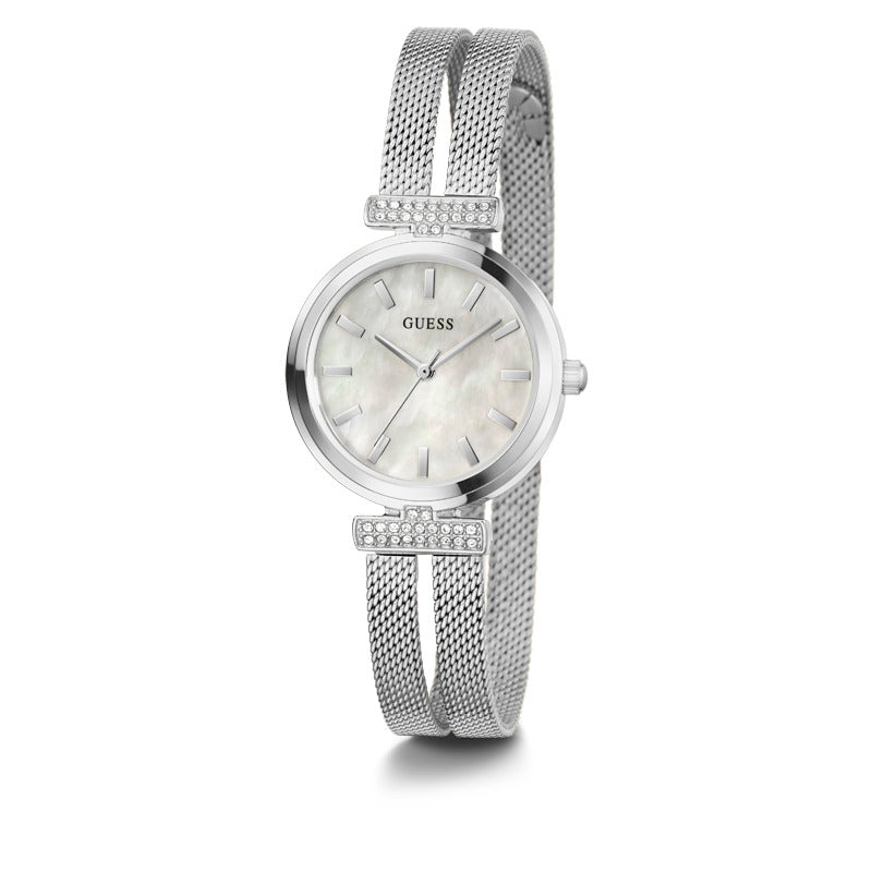 Guess Women's Quartz White Dial Watch - GWC-0151