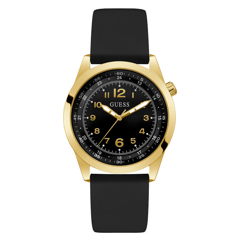 Guess Men's Quartz Black Dial Watch - GWC-0158
