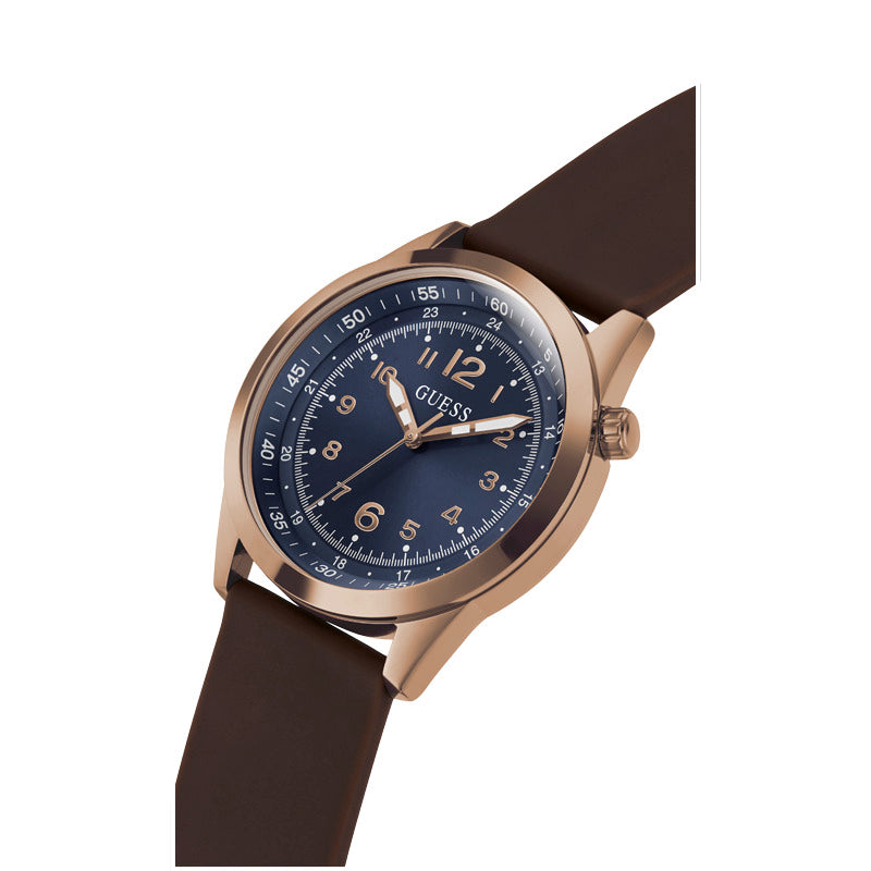 Guess Men's Quartz Blue Dial Watch - GWC-0159