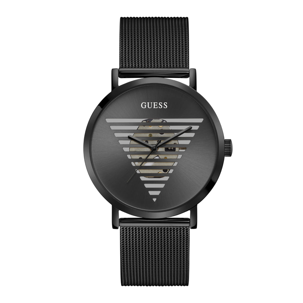 Guess Men's Quartz Watch with Black Dial - GWC-0219