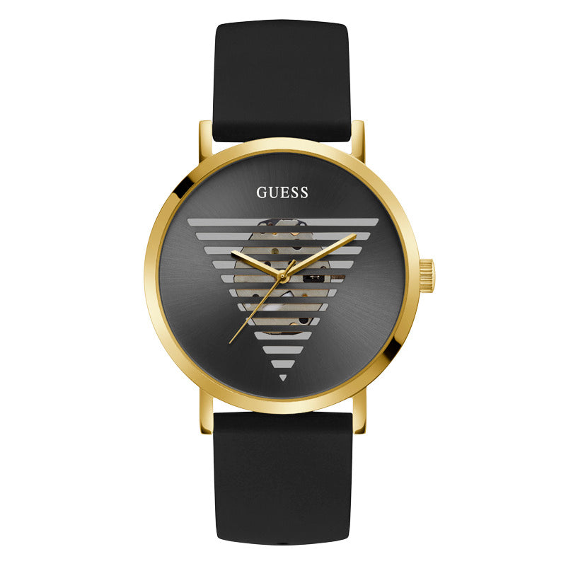 Guess Men's Quartz Black Dial Watch - GWC-0161