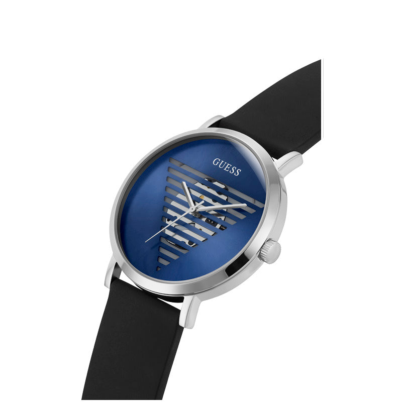 ساعة جيس الرجالية بحركة كوارتز ولون مينا أزرق - GWC-0162
