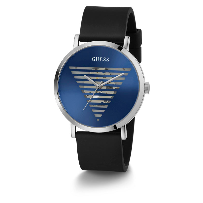 Guess Men's Quartz Blue Dial Watch - GWC-0162