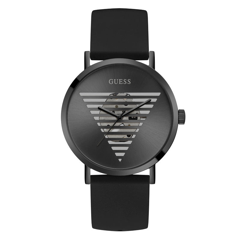 Guess Men's Quartz Black Dial Watch - GWC-0163