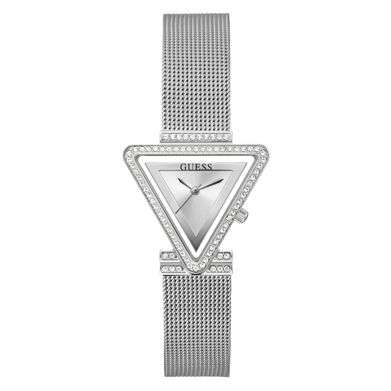 Guess Women's Quartz Watch, Silver Dial - GWC-0164
