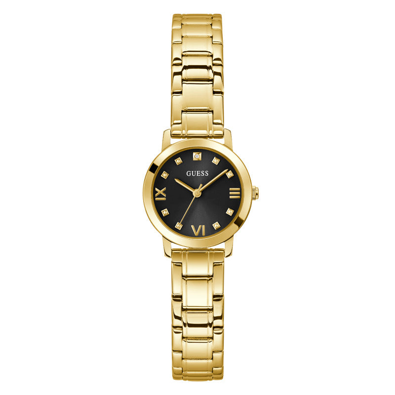 Guess Women's Quartz Black Dial Watch - GWC-0168