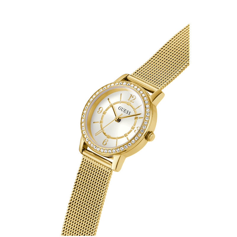 Guess Women's Quartz White Dial Watch - GWC-0170