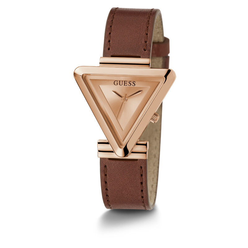 Guess Women's Quartz Watch with Rose Gold Dial - GWC-0175