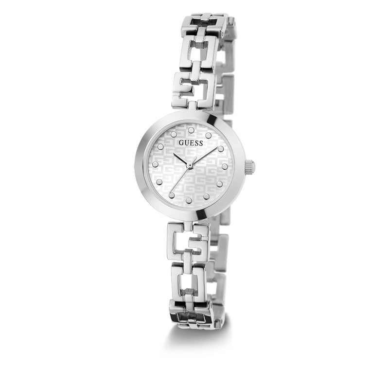 Guess Women's Quartz Watch, Silver Dial - GWC-0177