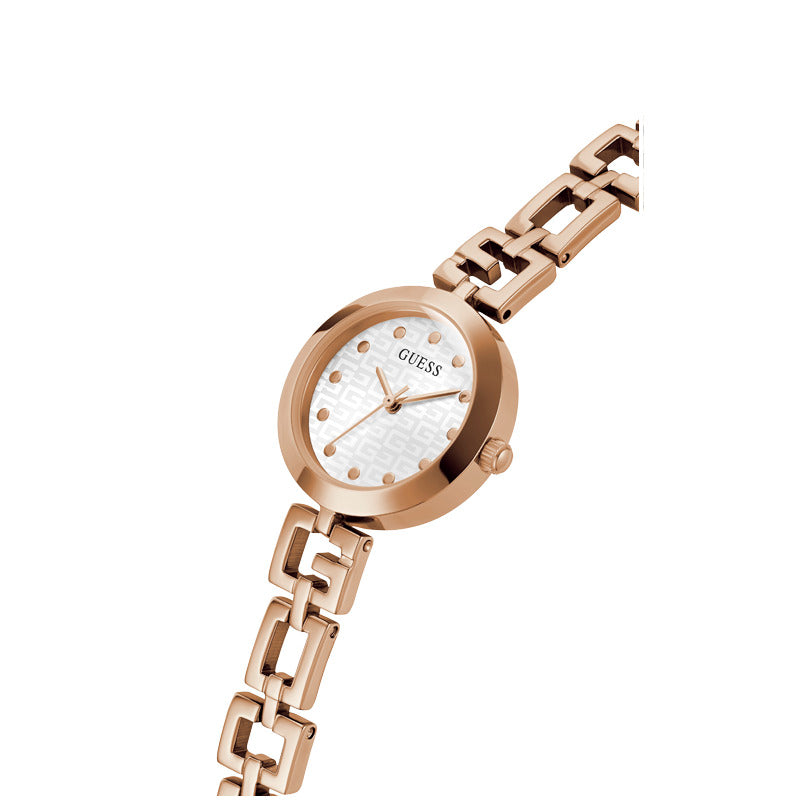 Guess Women's Quartz White Dial Watch - GWC-0179