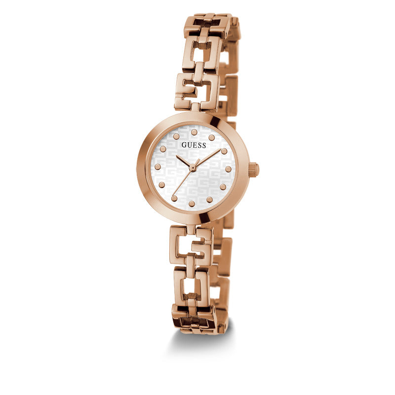 Guess Women's Quartz White Dial Watch - GWC-0179