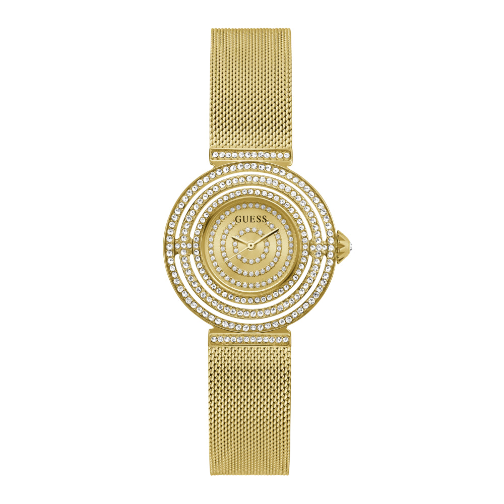 Women's watch, quartz movement, gold dial color - GWC-0225