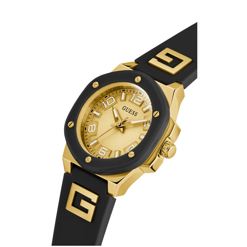 Guess Women's Quartz Watch Gold Dial - GWC-0181