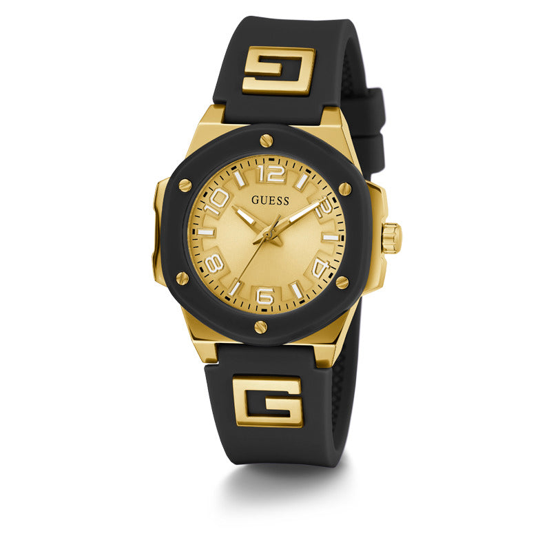 Guess Women's Quartz Watch Gold Dial - GWC-0181