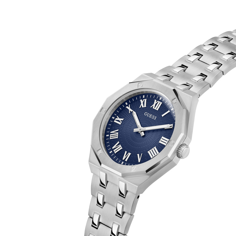 Guess Men's Quartz Watch with Blue Dial - GWC-0230