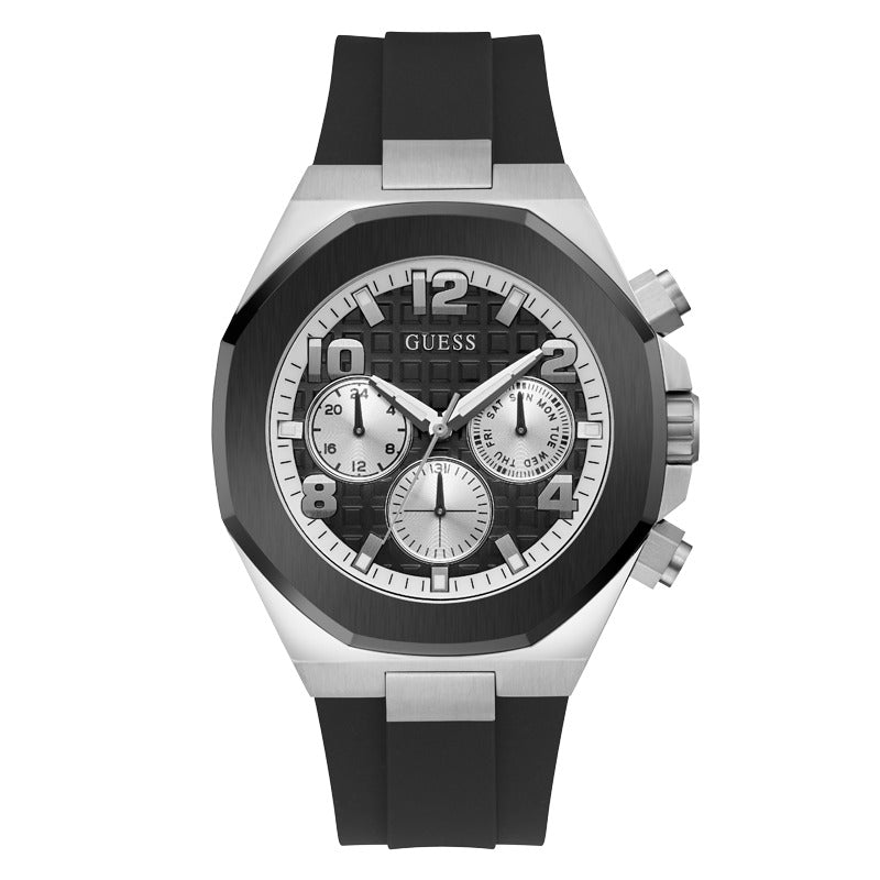 Guess Men's Quartz Black Dial Watch - GWC-0191