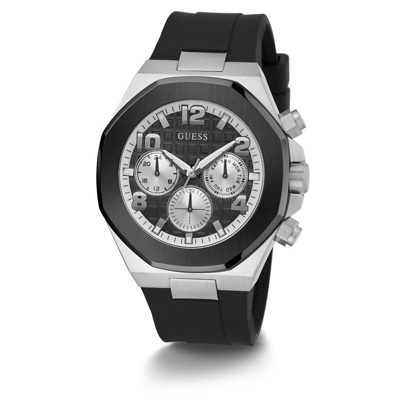 Guess Men's Quartz Black Dial Watch - GWC-0191