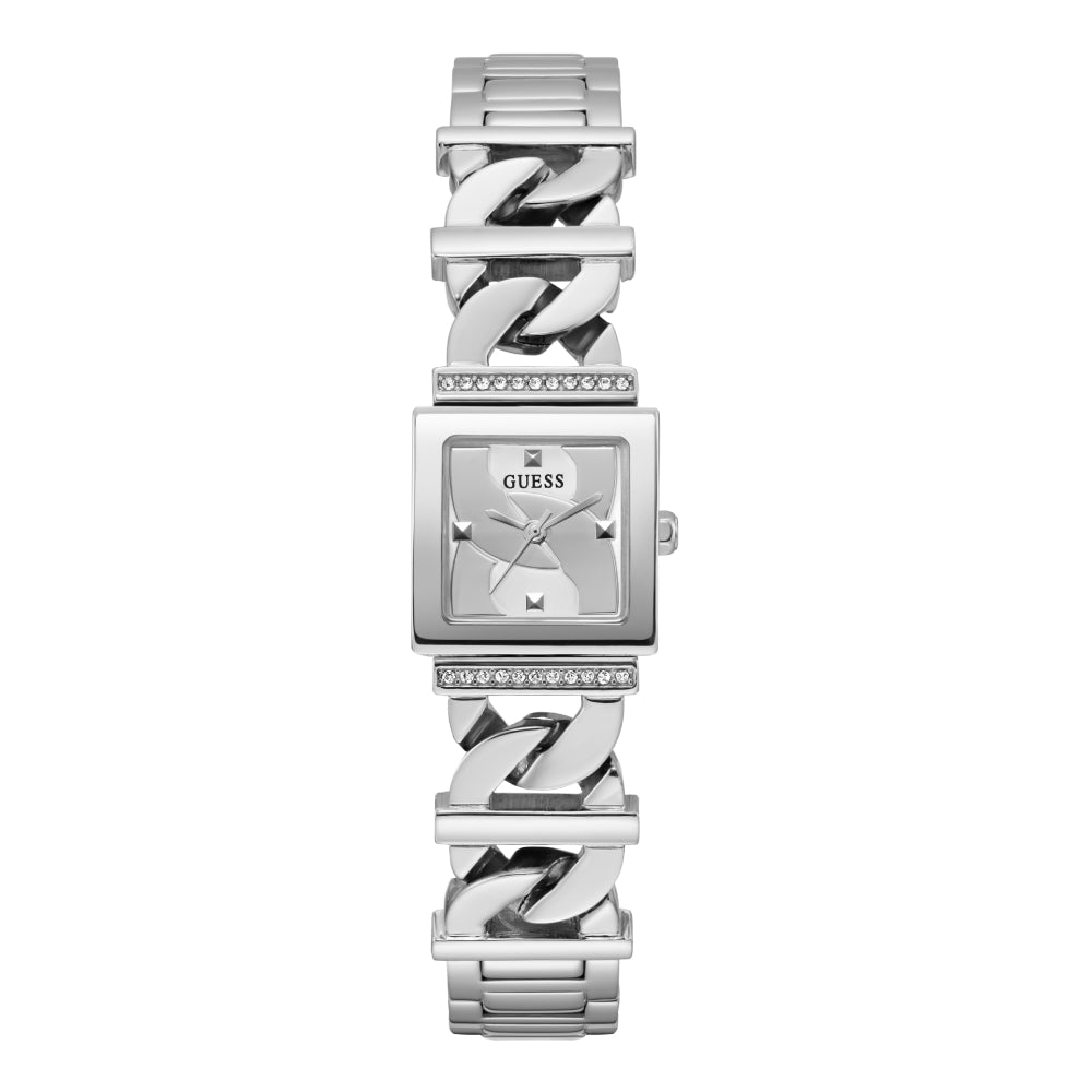Guess Women's Quartz Watch with Silver Dial - GWC-0233