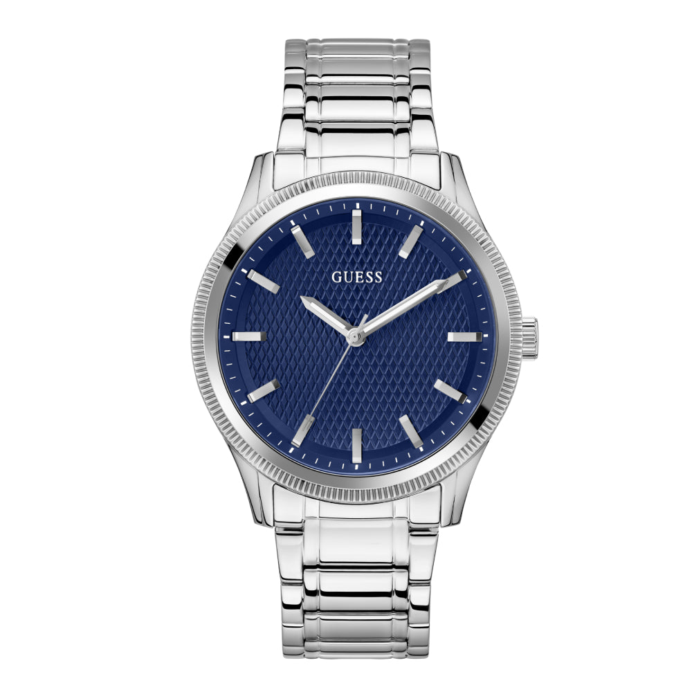 Guess Men's Quartz Watch with Blue Dial - GWC-0238