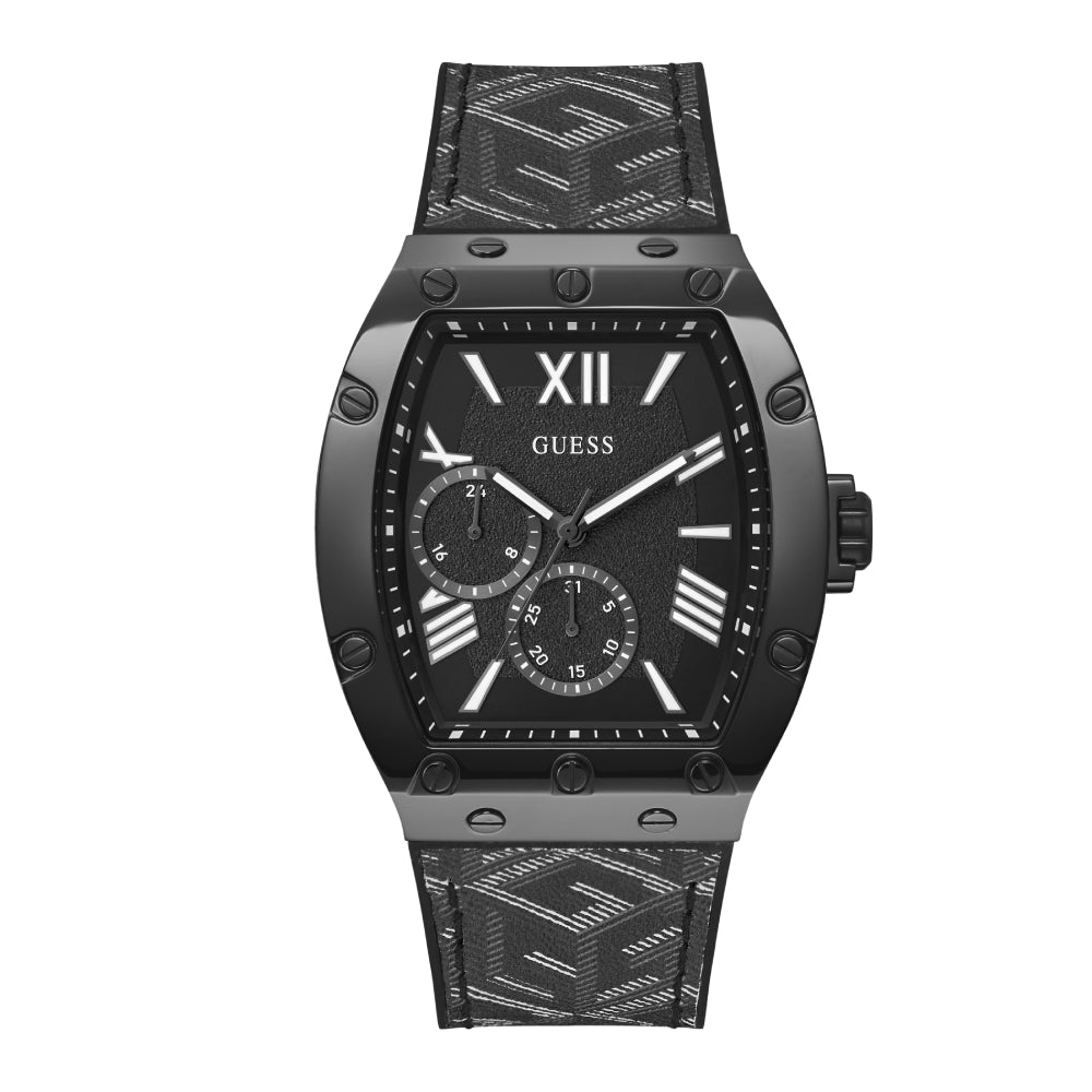 Guess Men's Quartz Watch with Black Dial - GWC-0247