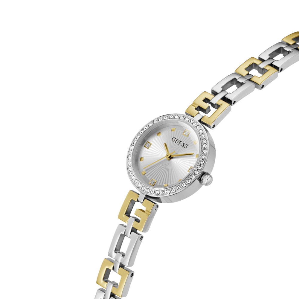 Guess Women's Quartz Watch with Silver Dial - GWC-0254