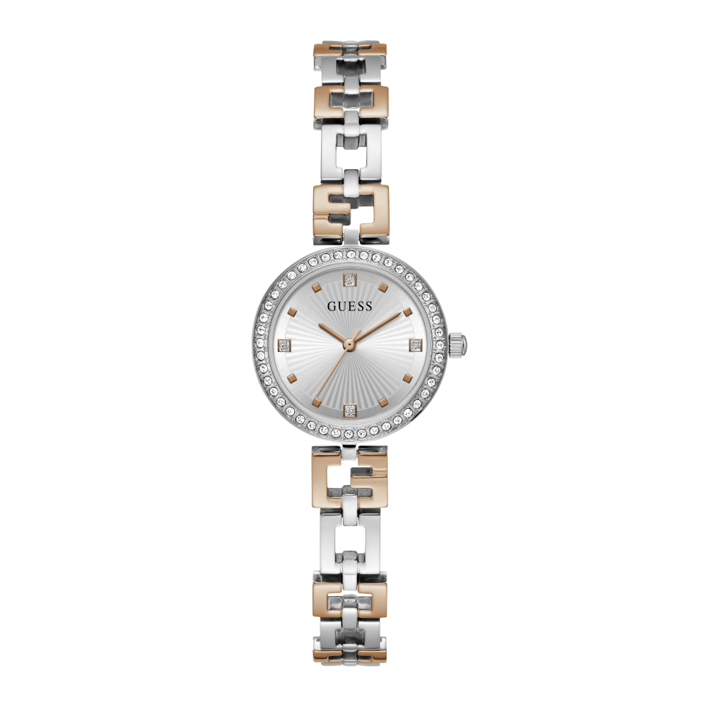 Guess Women's Quartz Watch with Silver Dial - GWC-0255