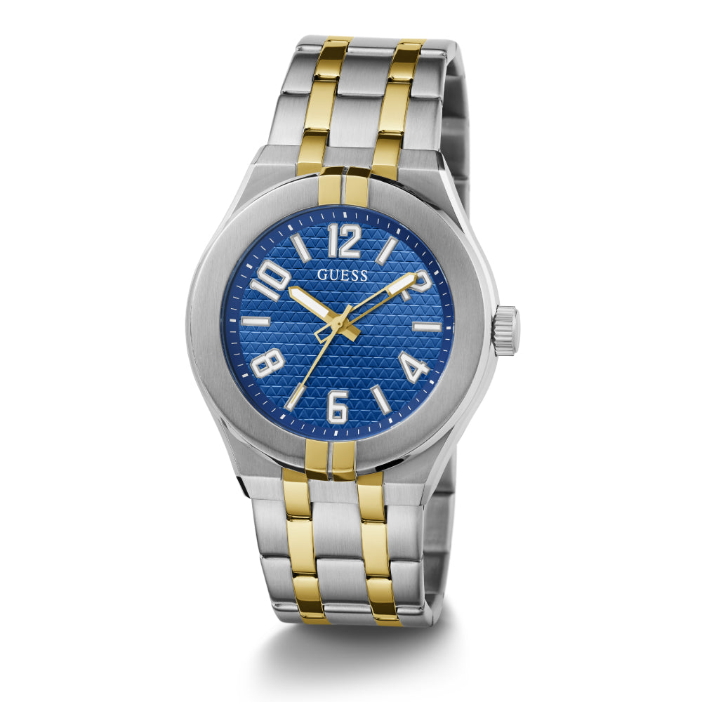 ساعة جيس الرجالية بحركة كوارتز ولون مينا أزرق - GWC-0272