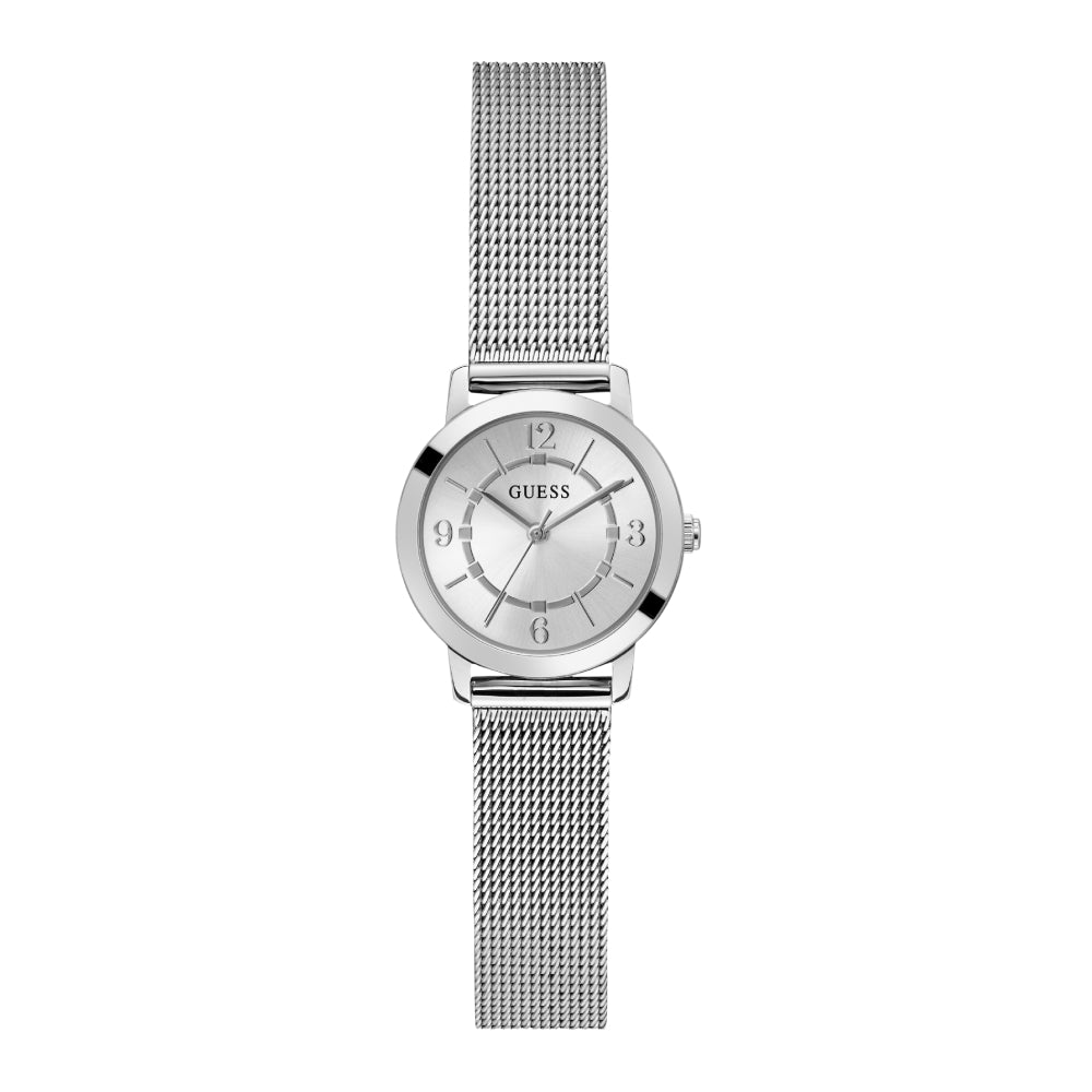 Guess Women's Quartz Watch with Silver Dial - GWC-0261