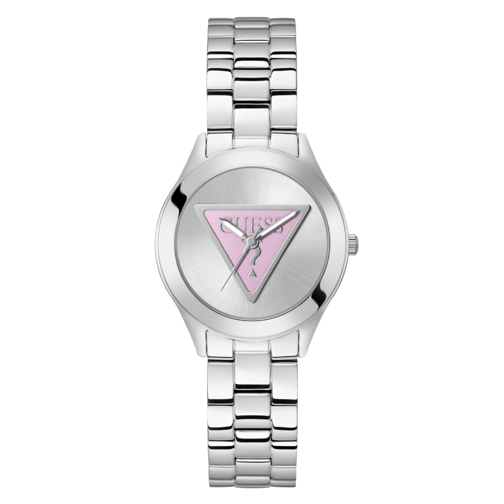 Guess Women's Quartz Watch with Silver Dial - GWC-0280