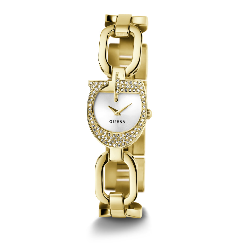 Guess Women's Quartz Watch with Silver Dial - GWC-0290