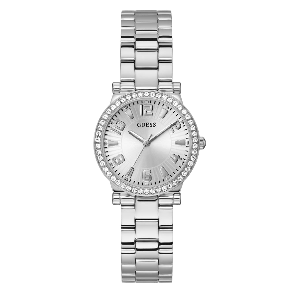 Guess Women's Quartz Watch with White Dial - GWC-0293
