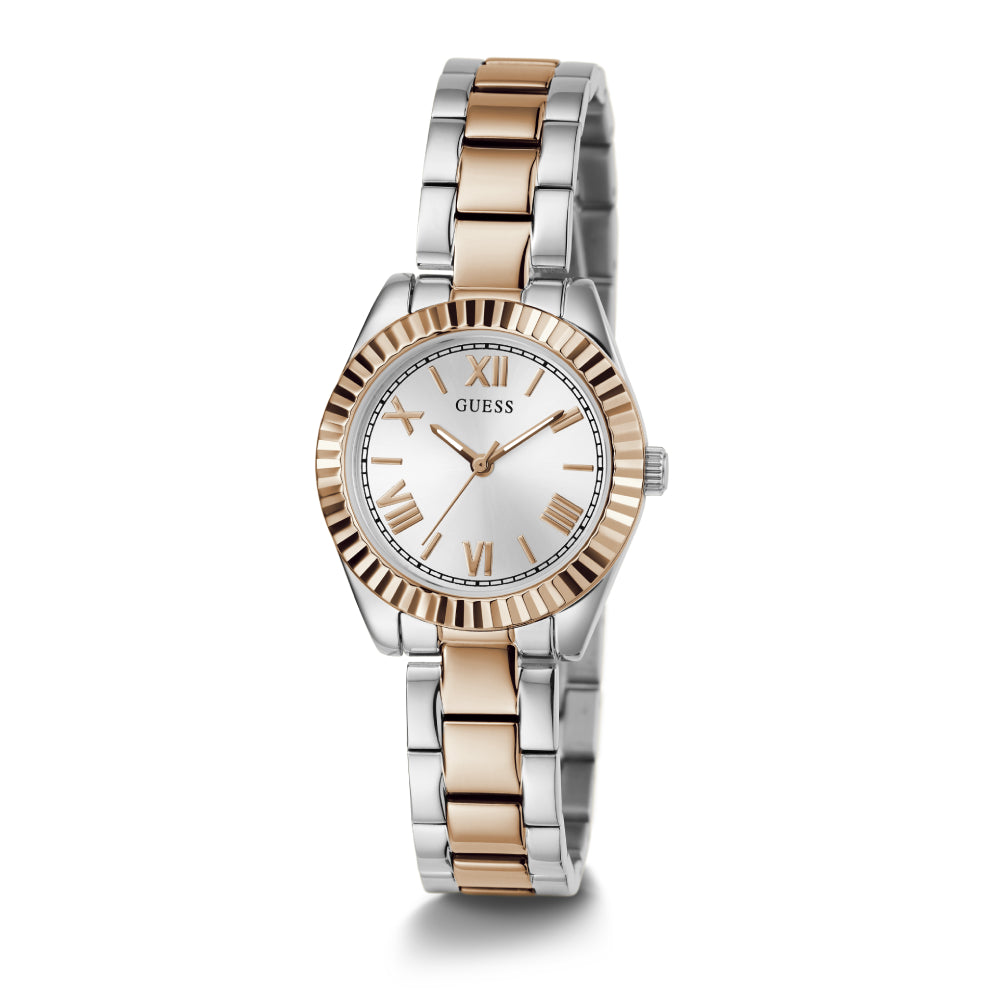 Guess Women's Quartz Watch with Silver Dial - GWC-0298