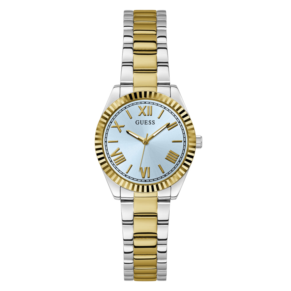 Guess Women's Quartz Watch with Blue Dial - GWC-0299