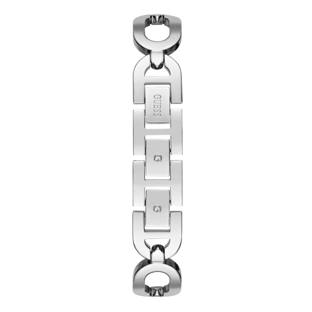 Guess Women's Quartz Watch, Silver Dial, Interchangeable Bezel - GWC-0300+RING 2Pcs
