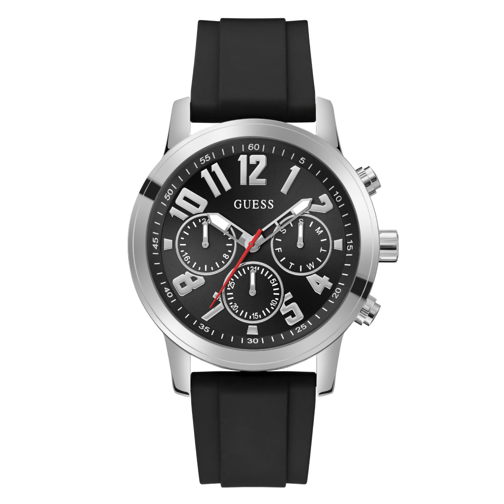 Guess Men's Quartz Watch with Black Dial - GWC-0309