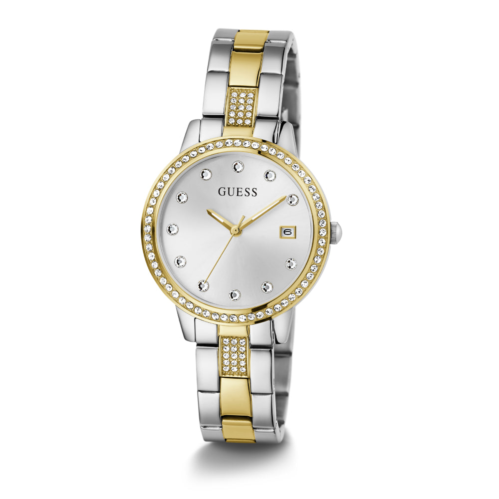 Guess Women's Quartz Watch with White Dial - GWC-0314