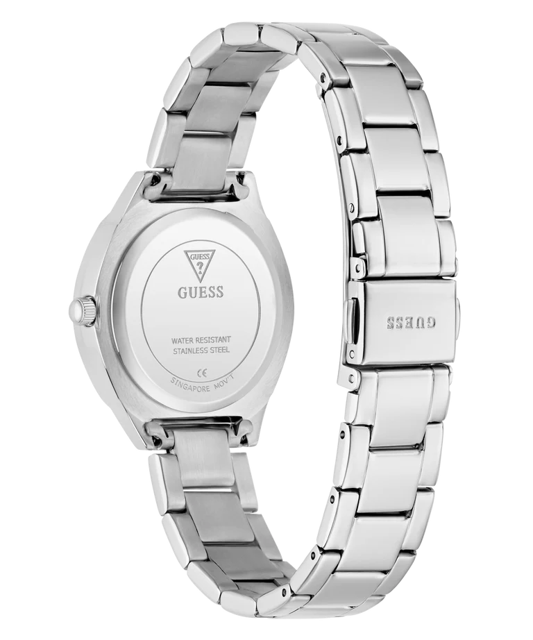 Women's Guess Watch with Quartz Movement and Ice Blue Dial - GWC-0370